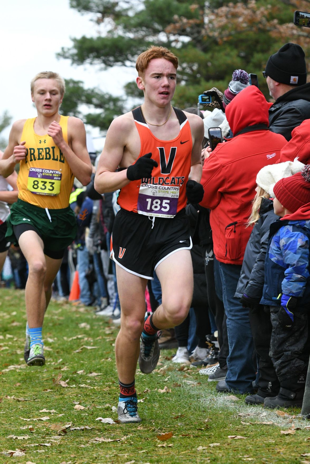 WIAA state cross country photo: Aidan Manning, Verona